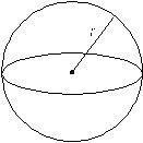 Mathematical Calculations - Area of sphere equal to 4 multiply pi multiply radius squared