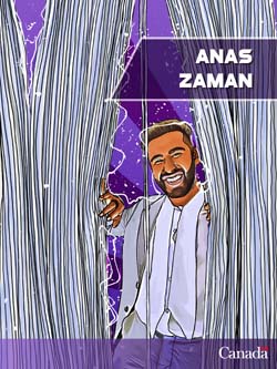 Anas Zaman - carte à échanger