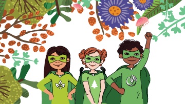 Kids can be plant health heroes too