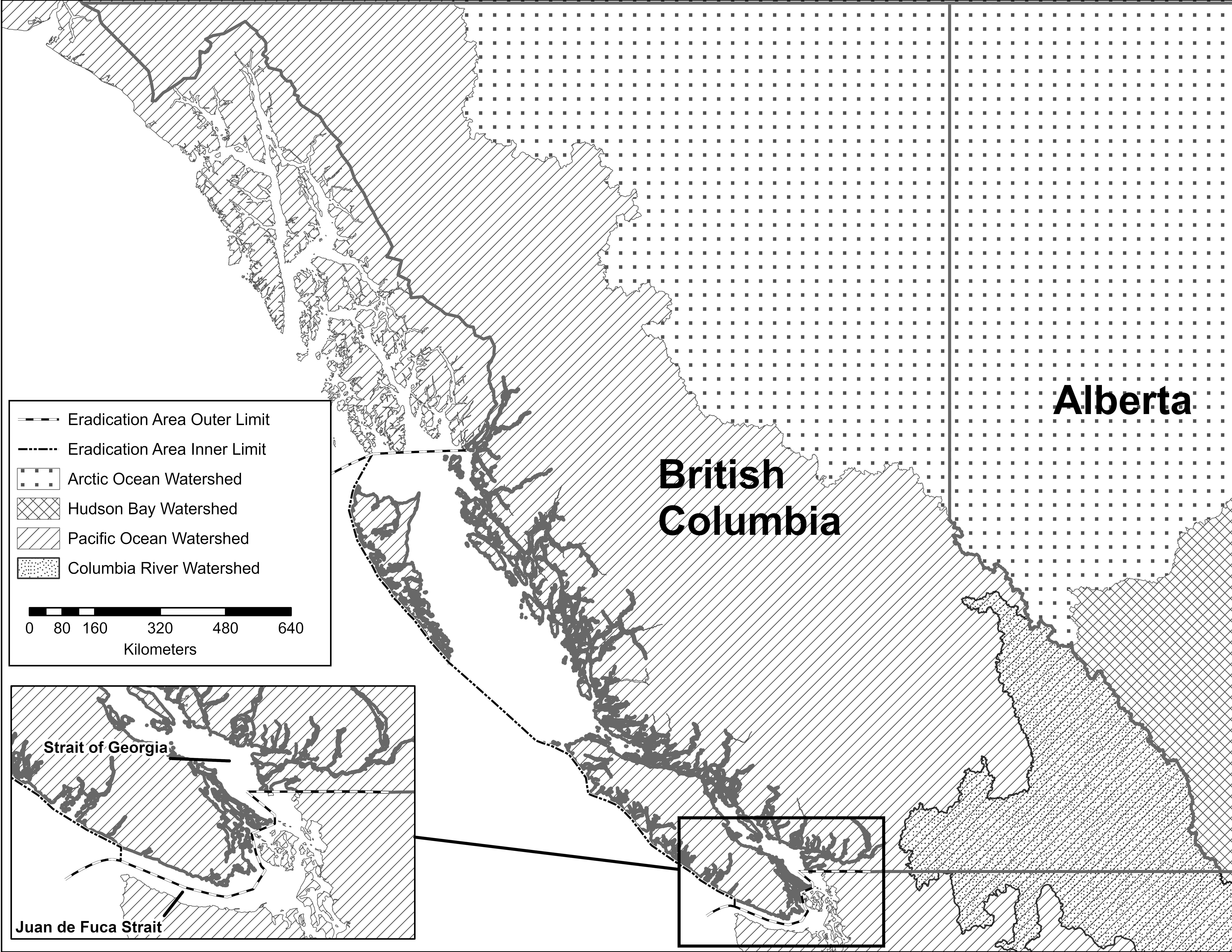 British Columbia map. Description follows.