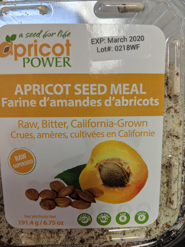 Apricot Power: Apricot Seed Meal - 191.4 grams