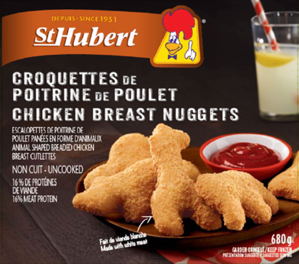 St-Hubert: Croquettes de poitrine de poulet - 680 grammes