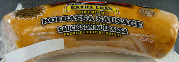 Brandt Extra Lean Kolbassa Sausage – 250 grams (front)
