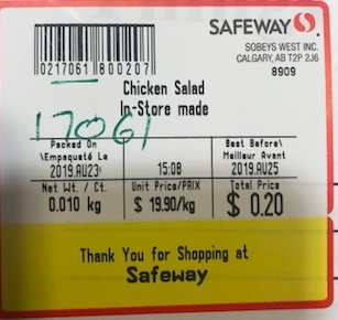 Safeway - Chicken Salad In-Store made