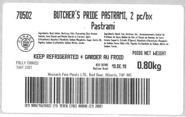Butcher’s Pride - Pastrami - 2pc