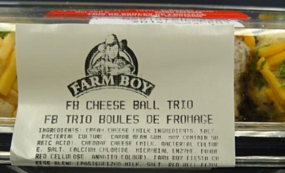 Farm Boy Trio de boules de fromage – 360 grammes (coté)