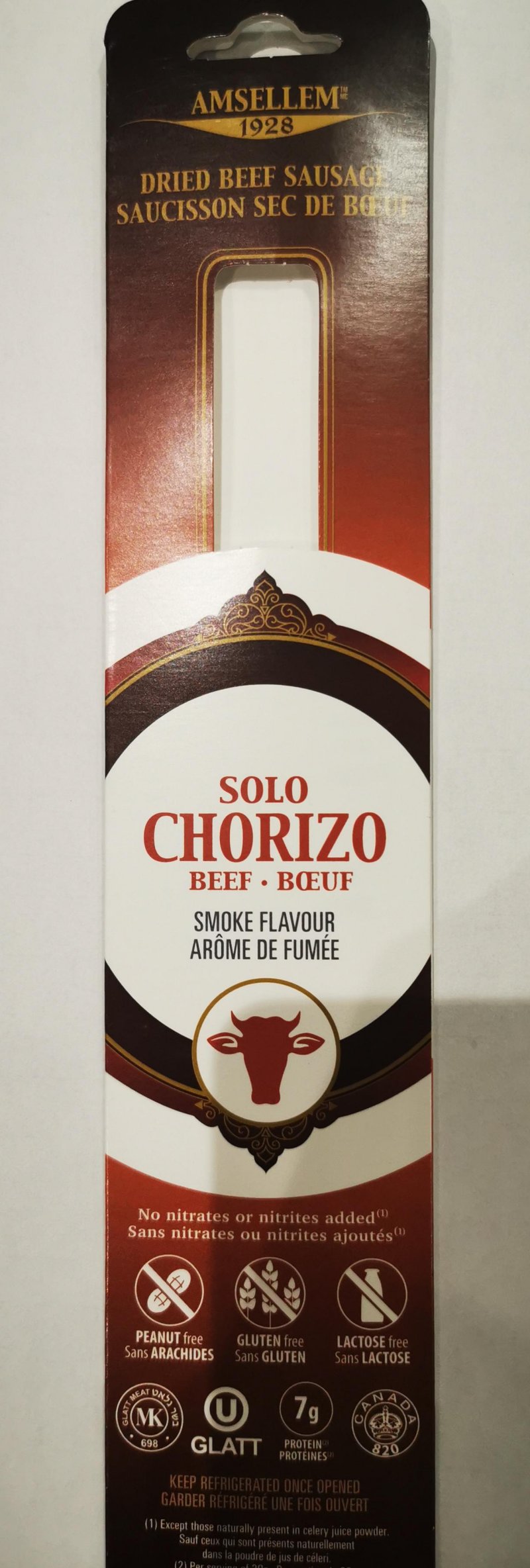 Amsellem - Solo Chorizo – Saucisson sec de boeuf