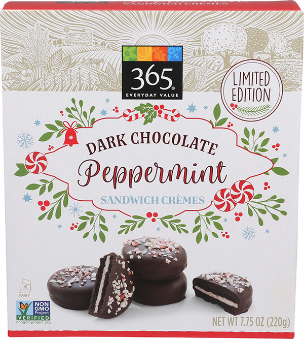 365 Everyday Value - « Dark Chocolate Peppermint Sandwich Crèmes »