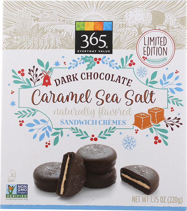 365 Everyday Value - « Dark Chocolate Caramel Sea Salt Sandwich Crèmes »