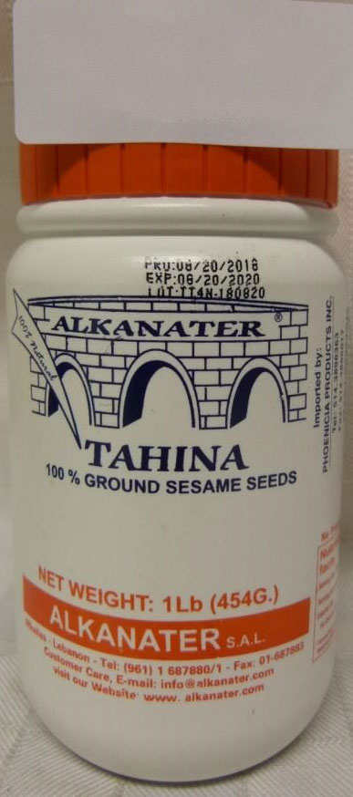 Alkanater - Tahina - 454 g - face