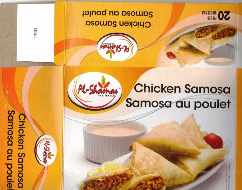 Al-Shamas Food Products : Samosa au poulet - 650 g