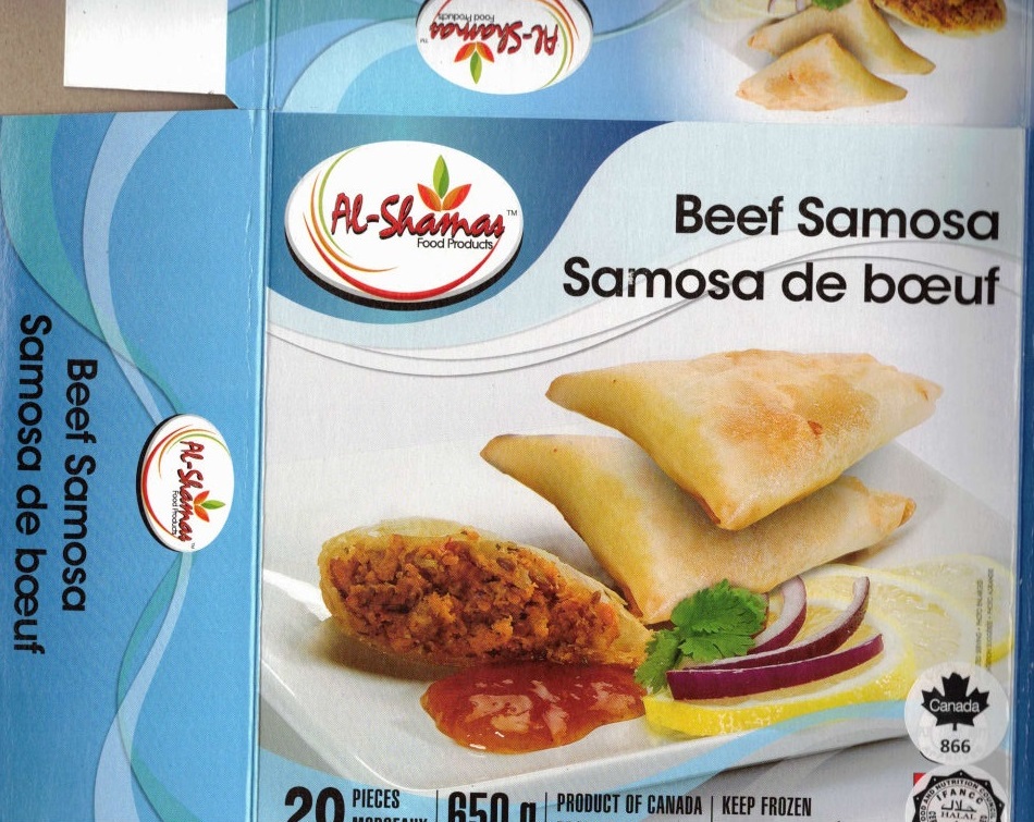 Al-Shamas Food Products : Samosa de bœuf - 650 g