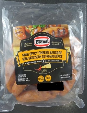 Brandt – Mini-saucisson au fromage épicé – 0.375 kg (recto)