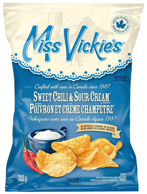 Miss Vickie’s – Croustilles cuites à la marmite Poivron et crème champêtre – 200 g